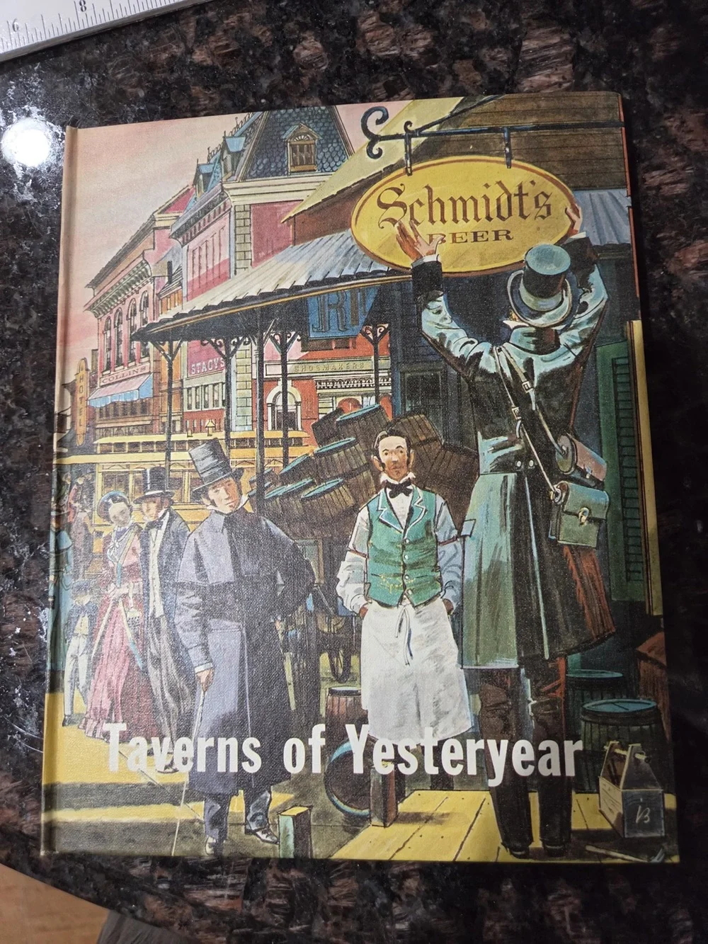 Taverns of Yesteryear Illustrated Hardcover Book - Multicolor